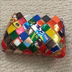 Candy wrapper mini bag